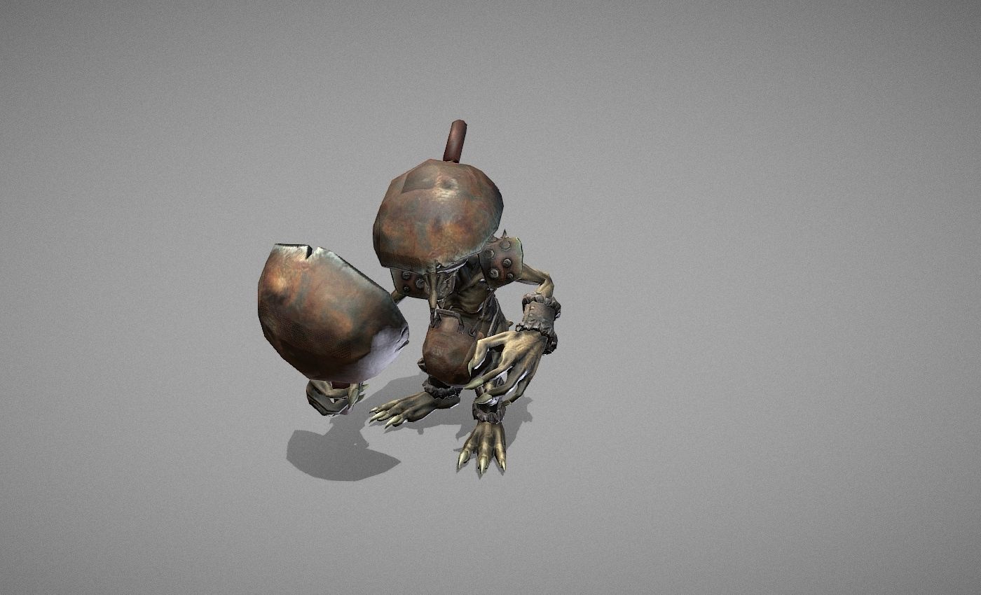 Goblin Myth Low-poly 3D model_8