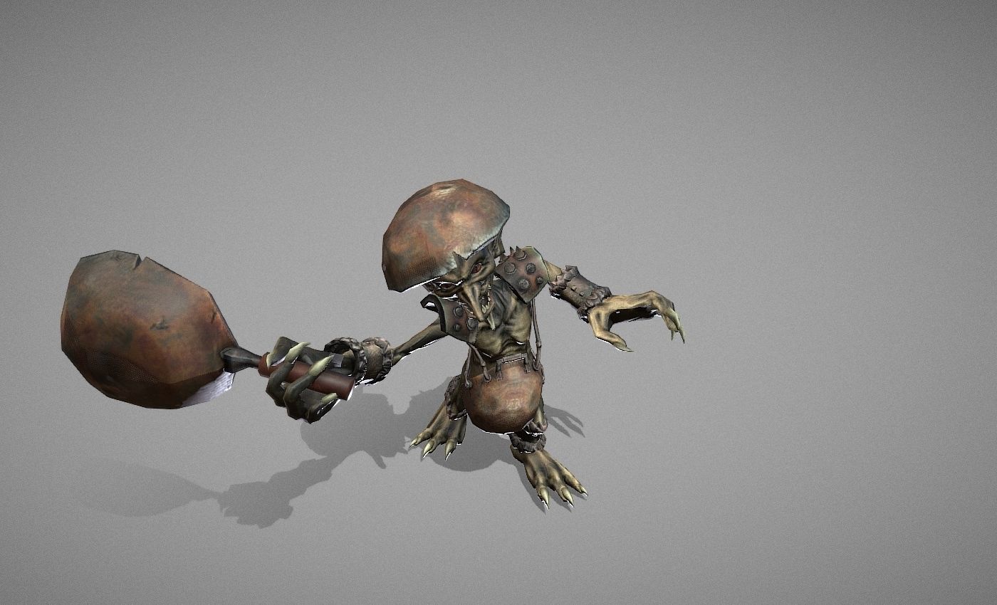 Goblin Myth Low-poly 3D model_18