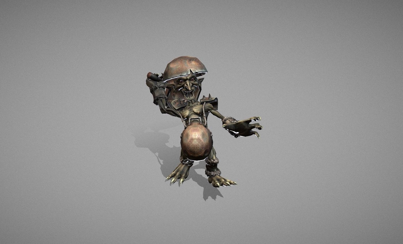 Goblin Myth Low-poly 3D model_25