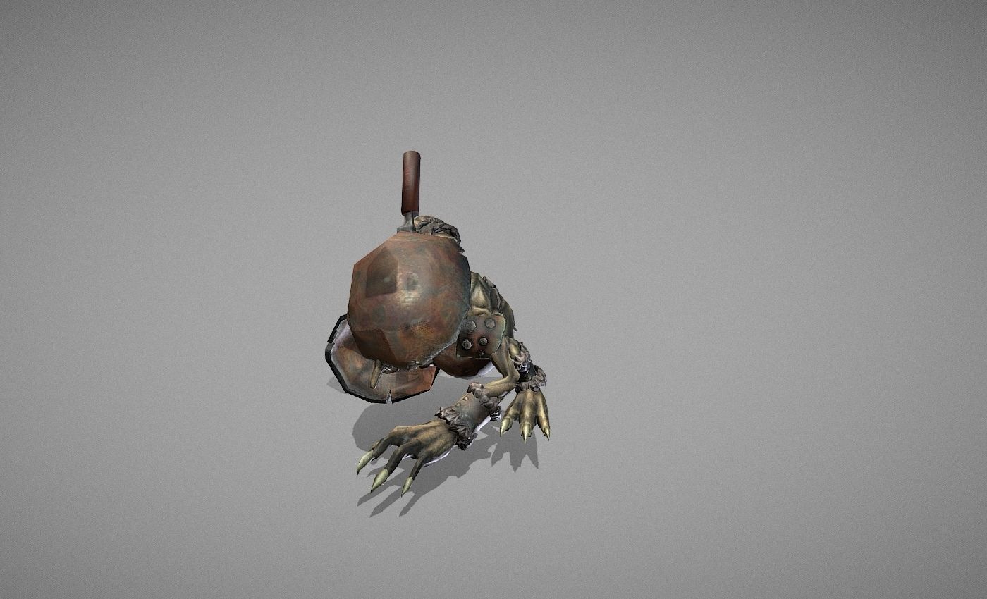 Goblin Myth Low-poly 3D model_17