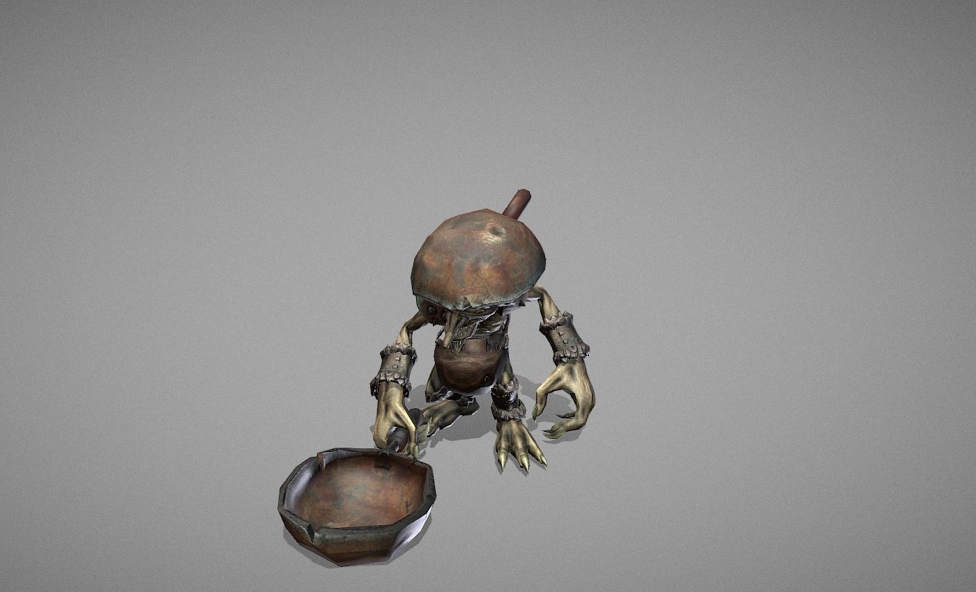 Goblin Myth Low-poly 3D model_16