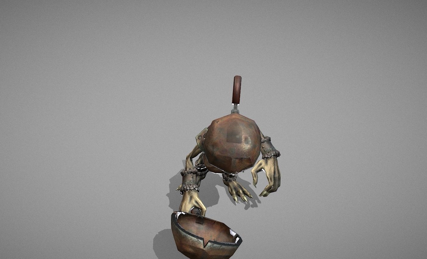 Goblin Myth Low-poly 3D model_21
