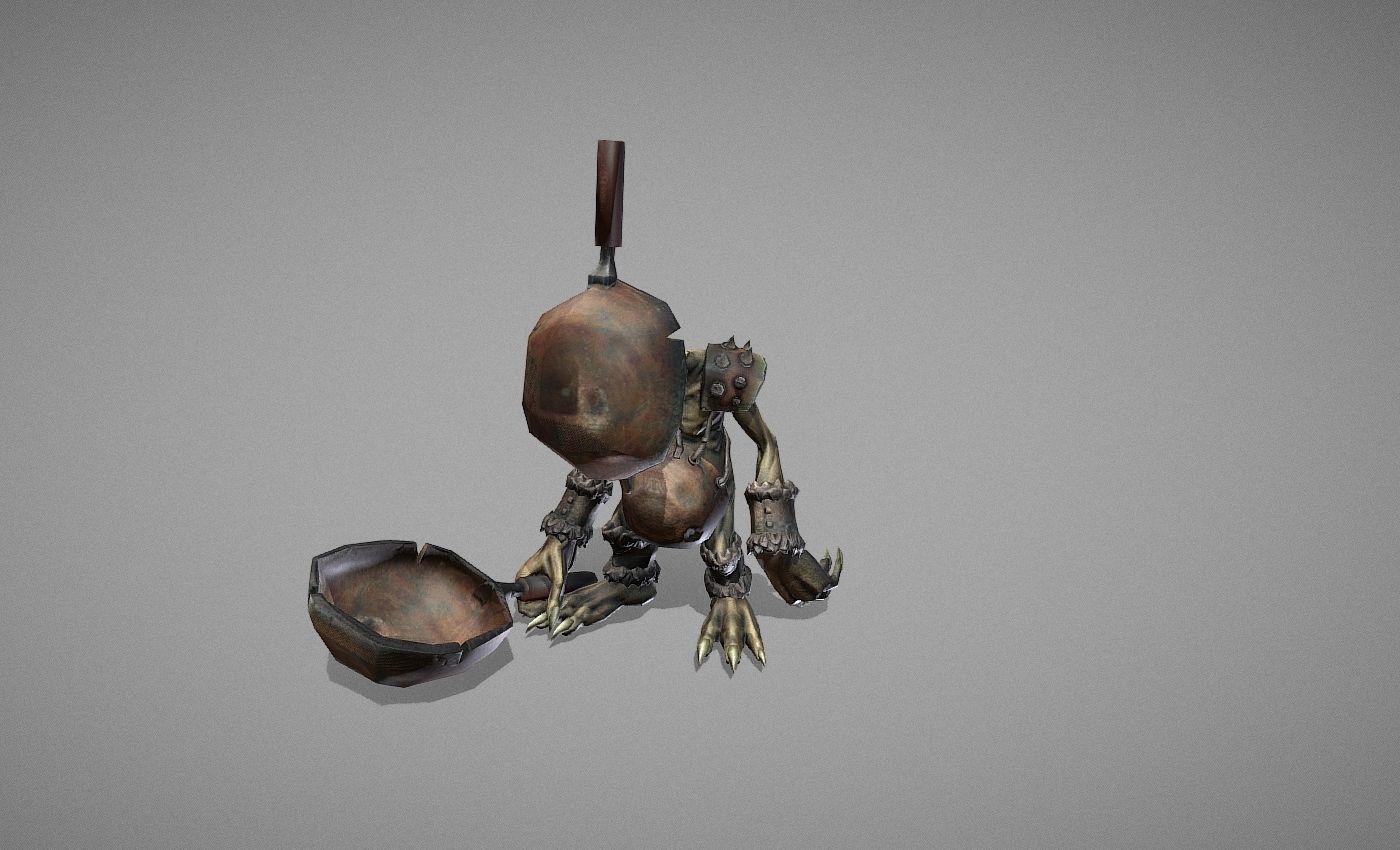 Goblin Myth Low-poly 3D model_11