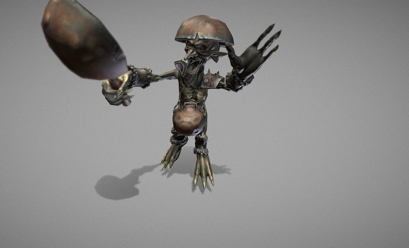 Goblin Myth Low-poly 3D model_14