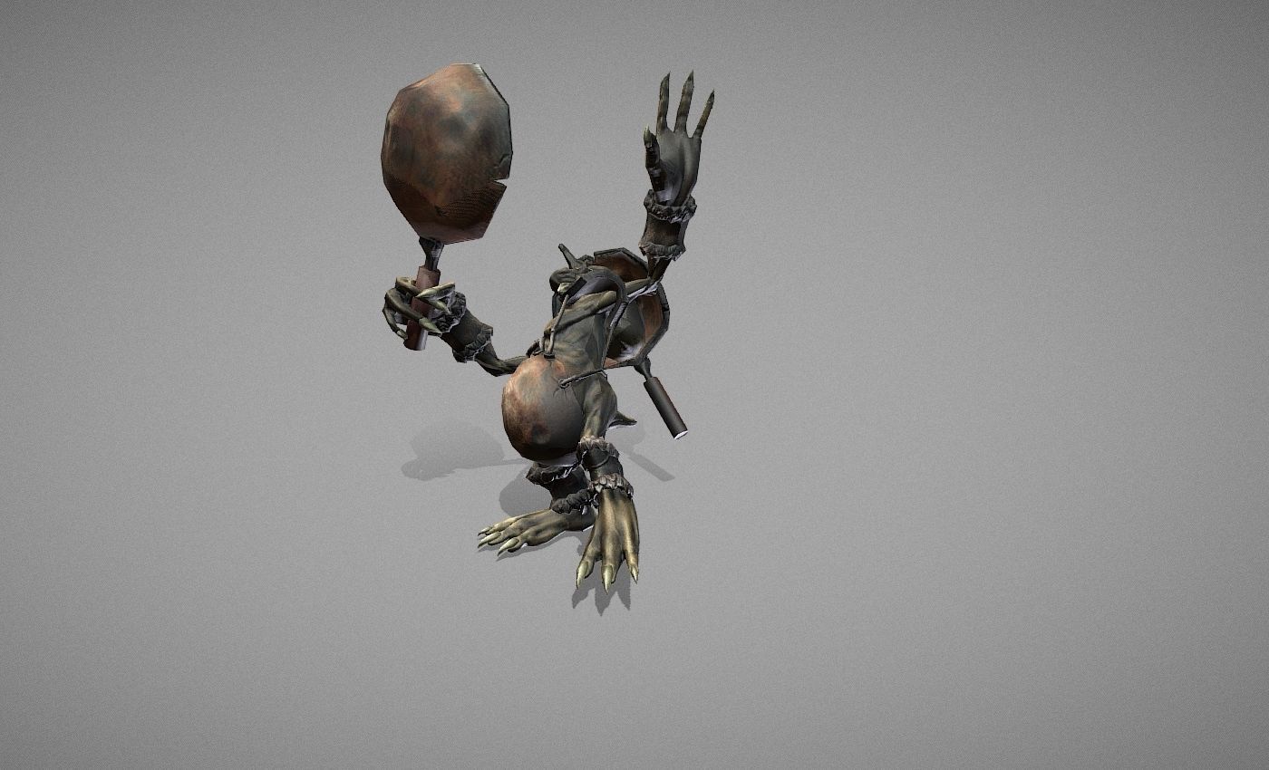 Goblin Myth Low-poly 3D model_15
