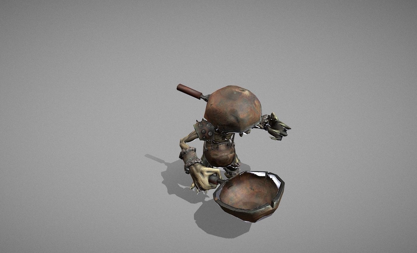 Goblin Myth Low-poly 3D model_22