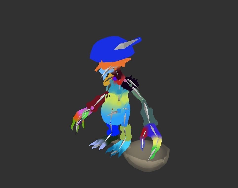 Goblin Myth Low-poly 3D model_3