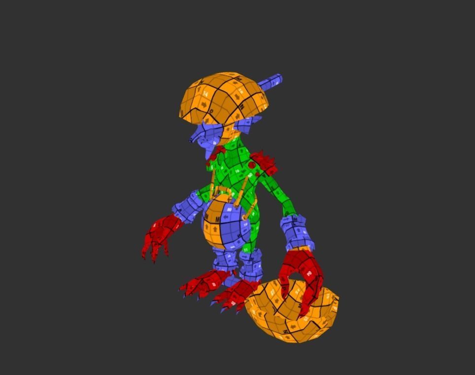 Goblin Myth Low-poly 3D model_6