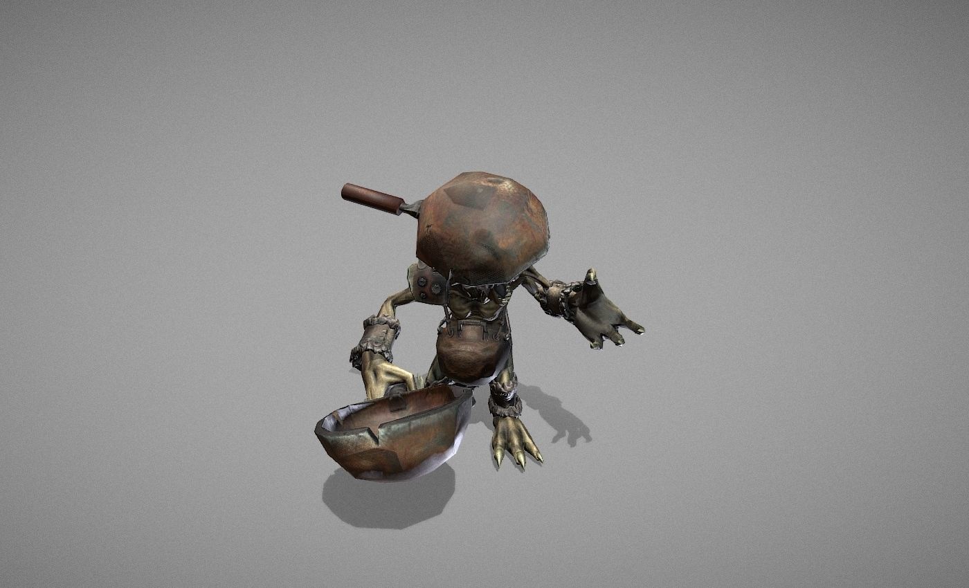 Goblin Myth Low-poly 3D model_10
