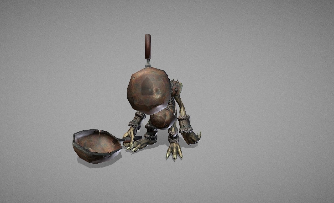 Goblin Myth Low-poly 3D model_13