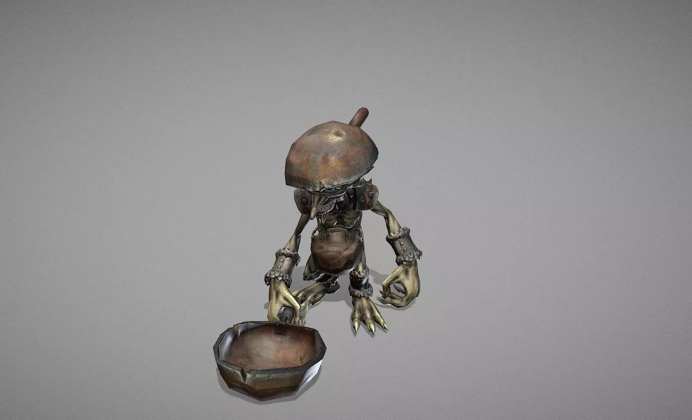 Goblin Myth Low-poly 3D model_0