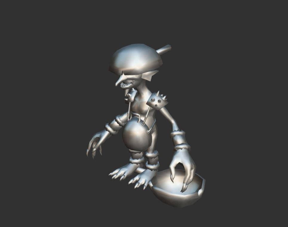Goblin Myth Low-poly 3D model_4