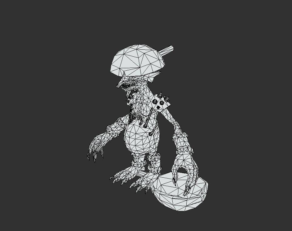 Goblin Myth Low-poly 3D model_5