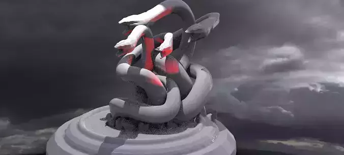 Hydra Greek Legend Statue 3