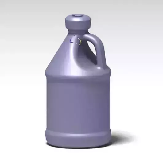 Gallon 3D Model jug
