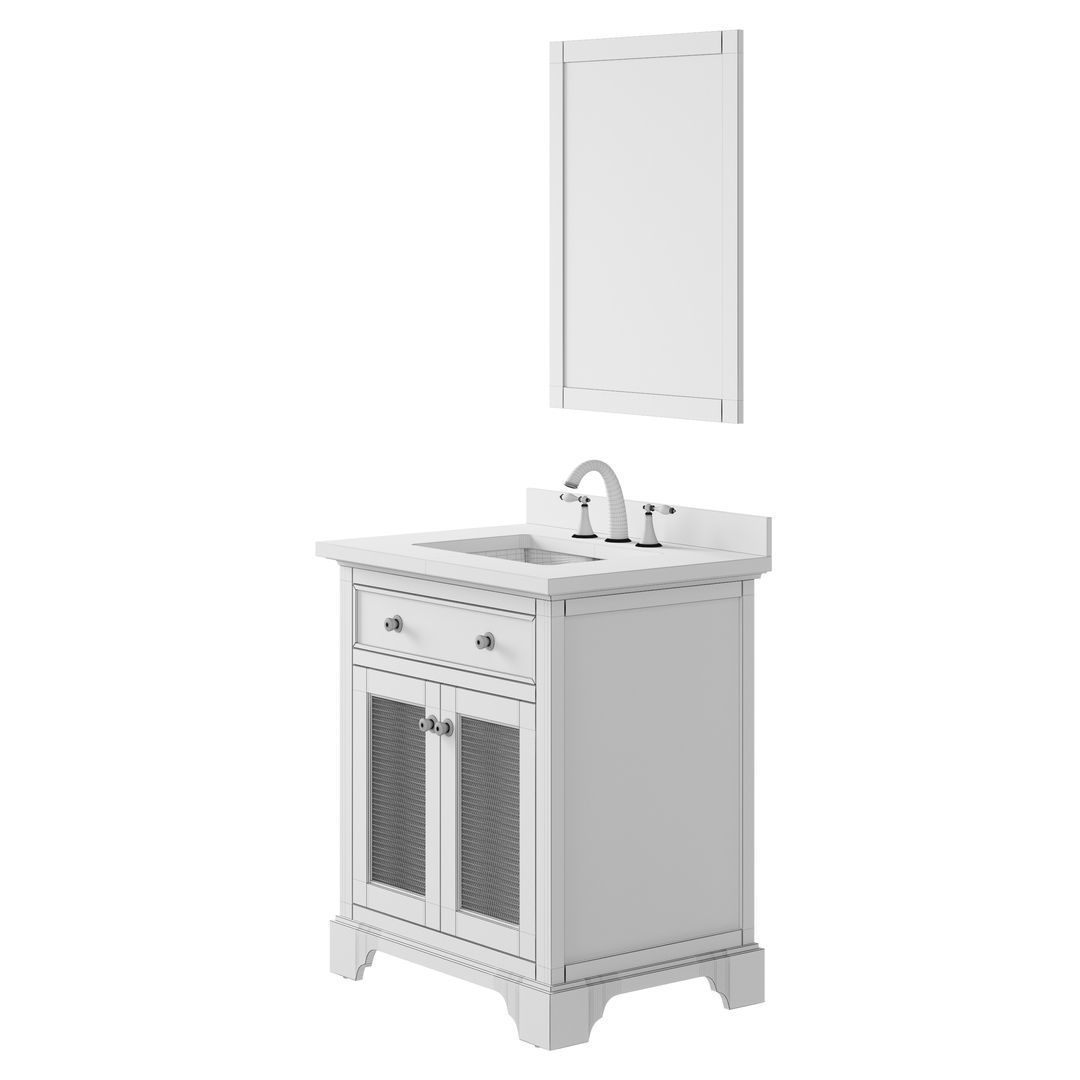 OVE Ophelia 30 Almond Latte Vanity 3D model_3