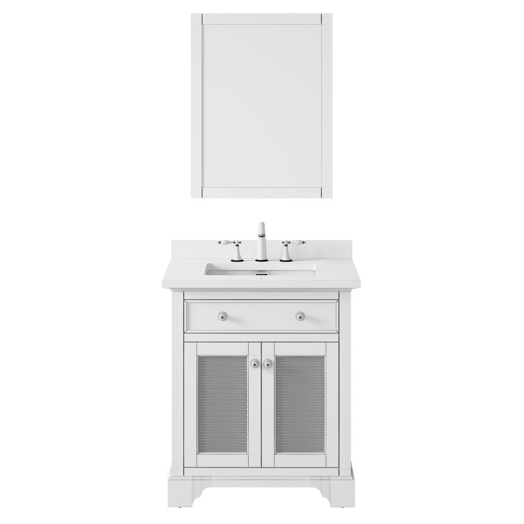 OVE Ophelia 30 Almond Latte Vanity 3D model_1