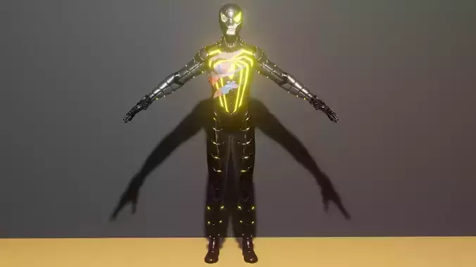 Anti-Ock Damaged suit 3D model