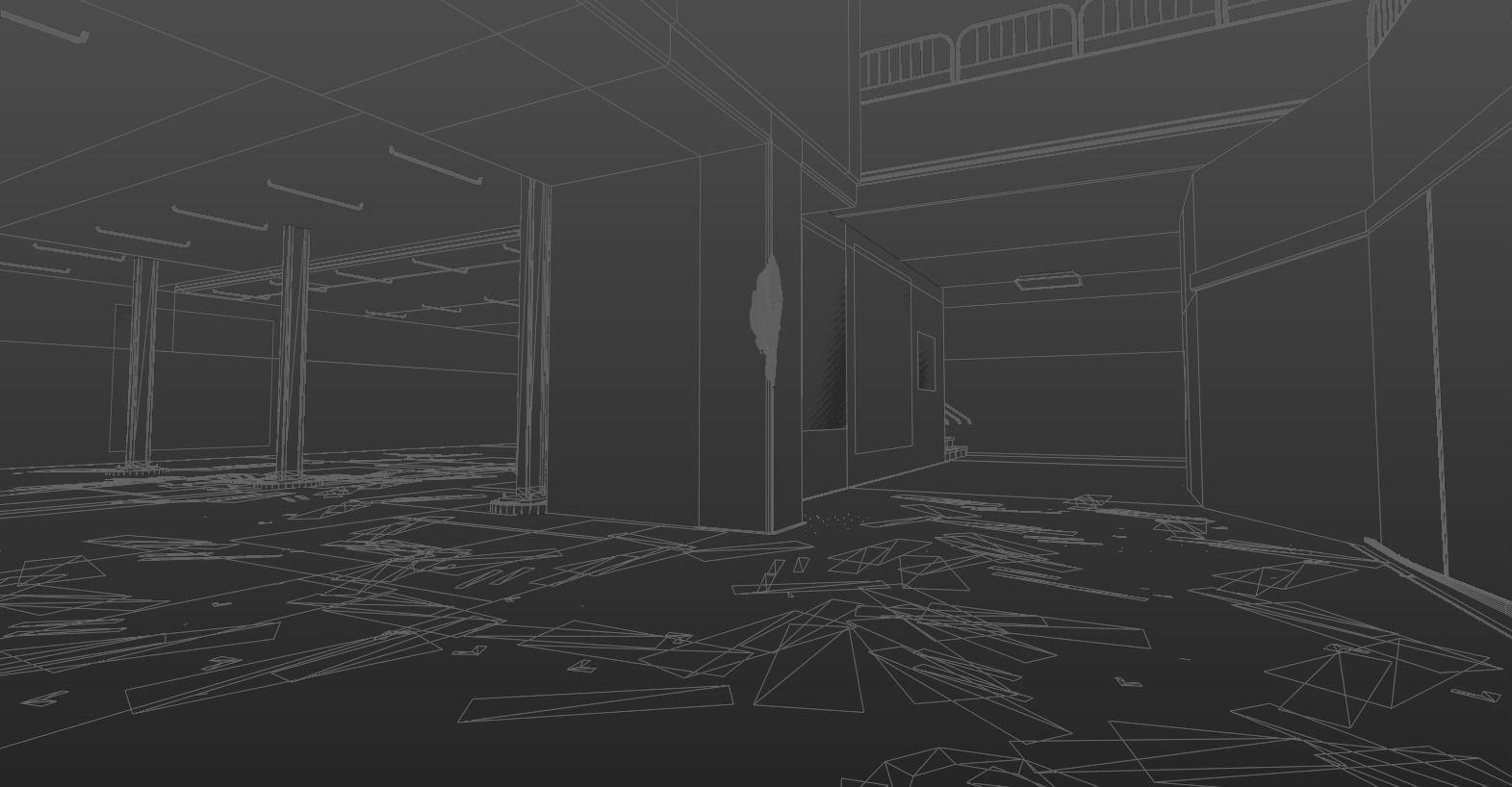 Underground Parking Model 3D model_9