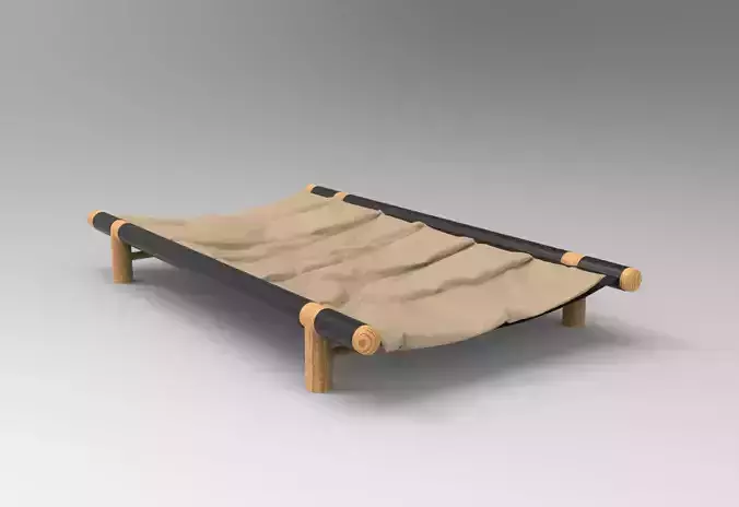 Berbere Dog Bed 3D model