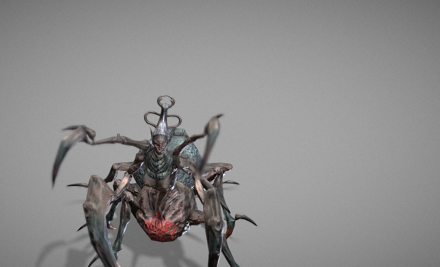 Tarantula Myth Low-poly 3D model_17