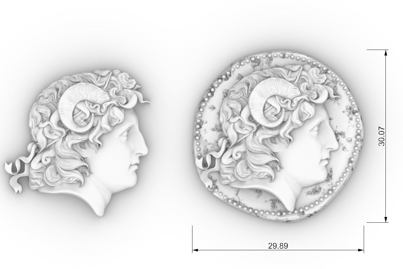 Alexander the Great 3D print model_3