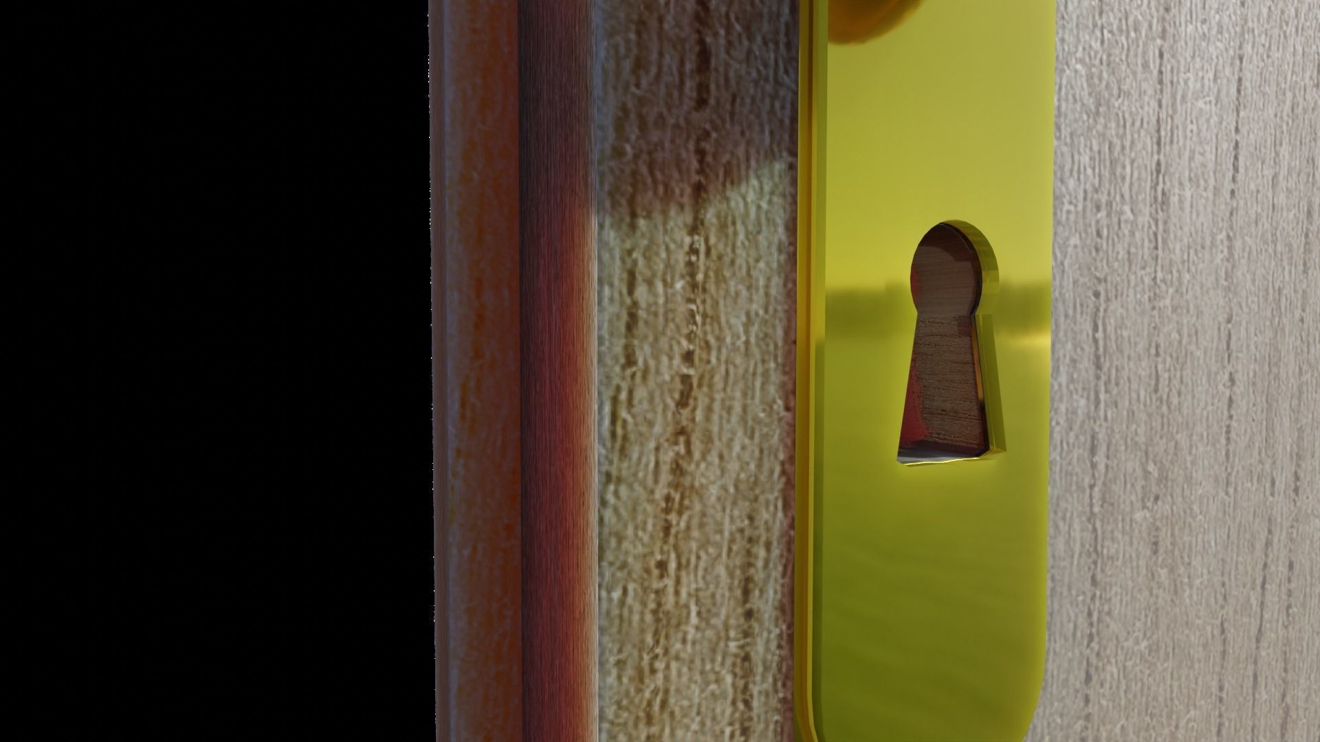 Door 2022 Low-poly 3D model_2