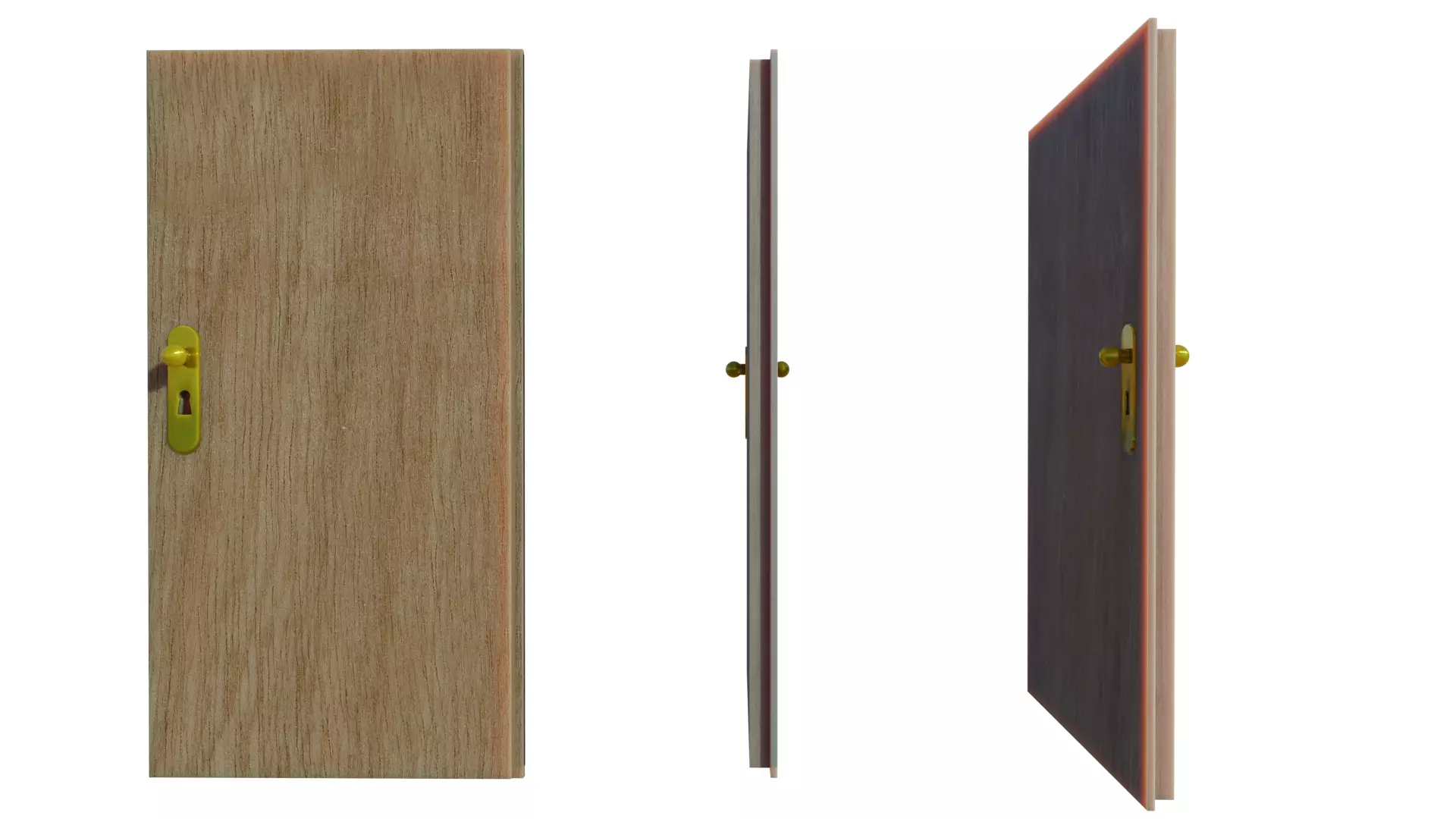 Door 2022 Low-poly 3D model_0