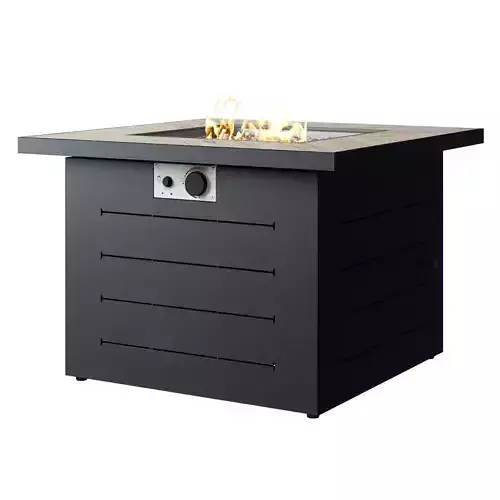OVE Pierce 35 inch Square Fire Table