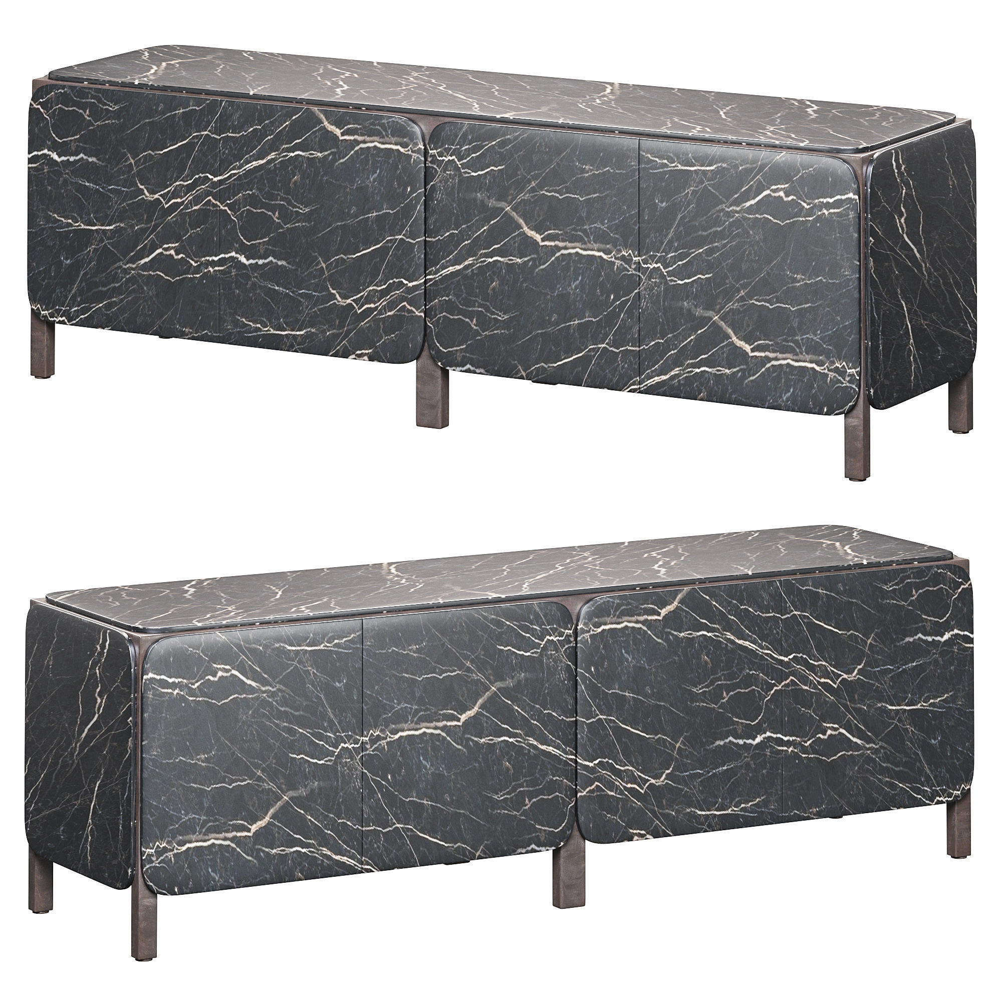 Frame K Sideboard by bonaldo 3D model_4