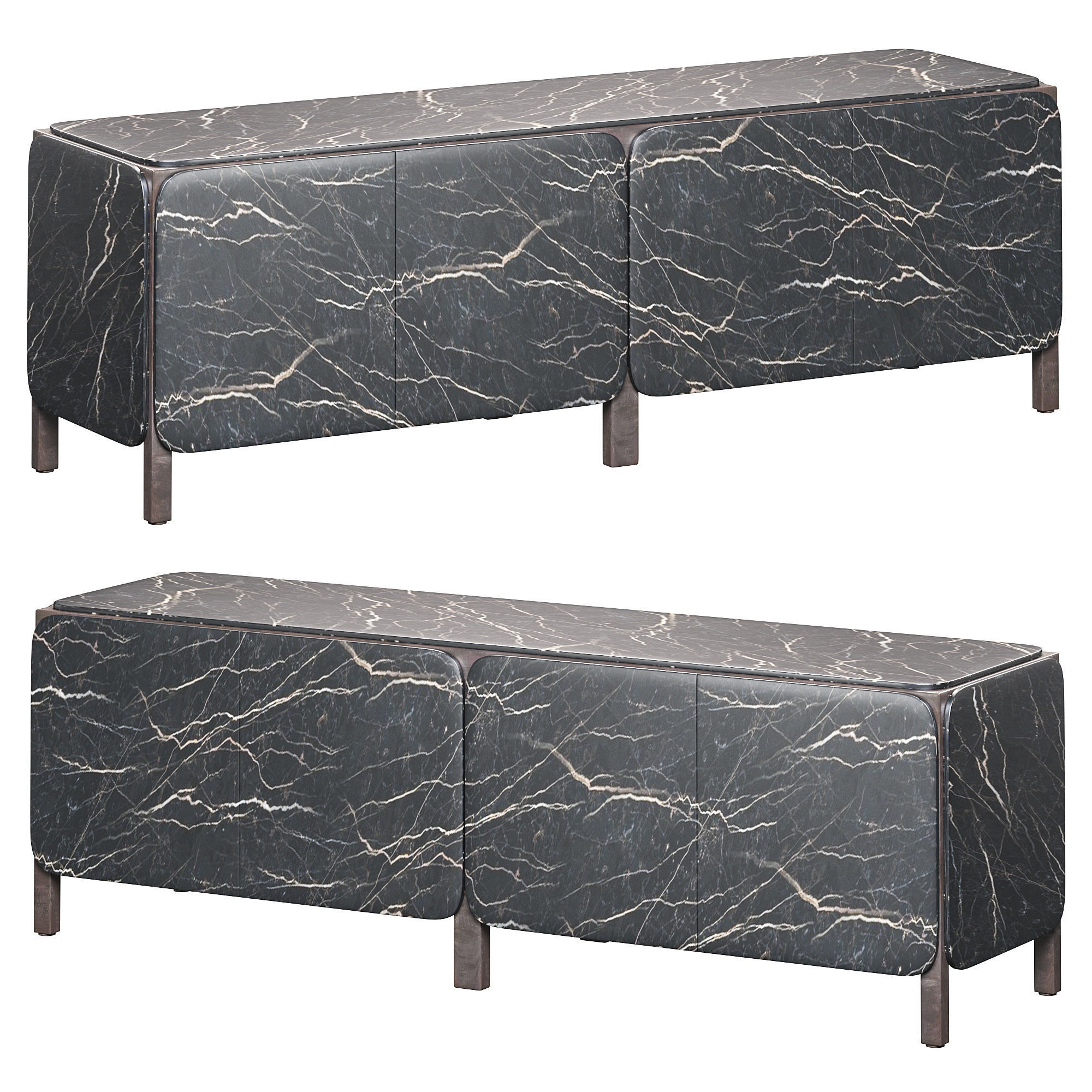 Frame K Sideboard by bonaldo 3D model_1