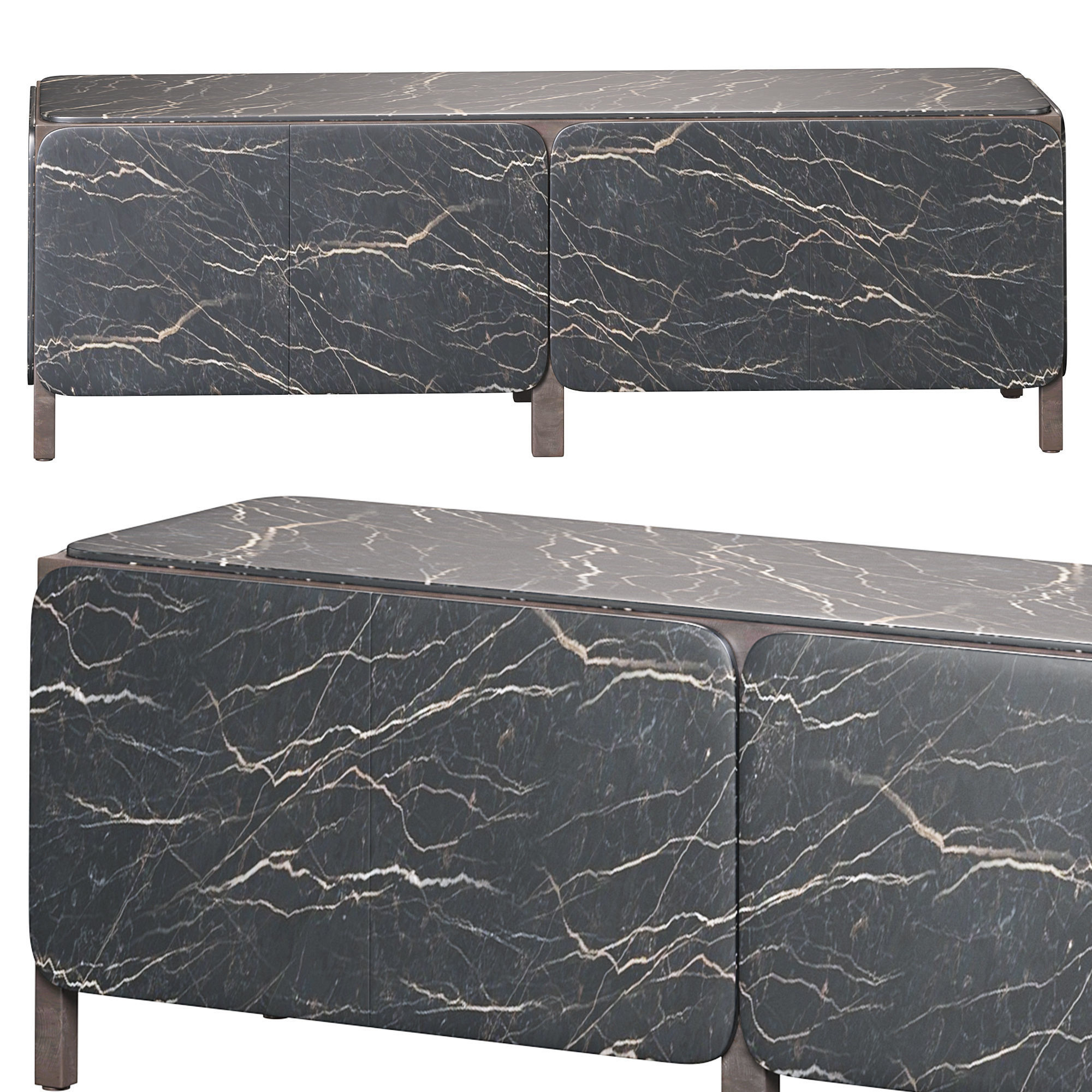 Frame K Sideboard by bonaldo 3D model_2