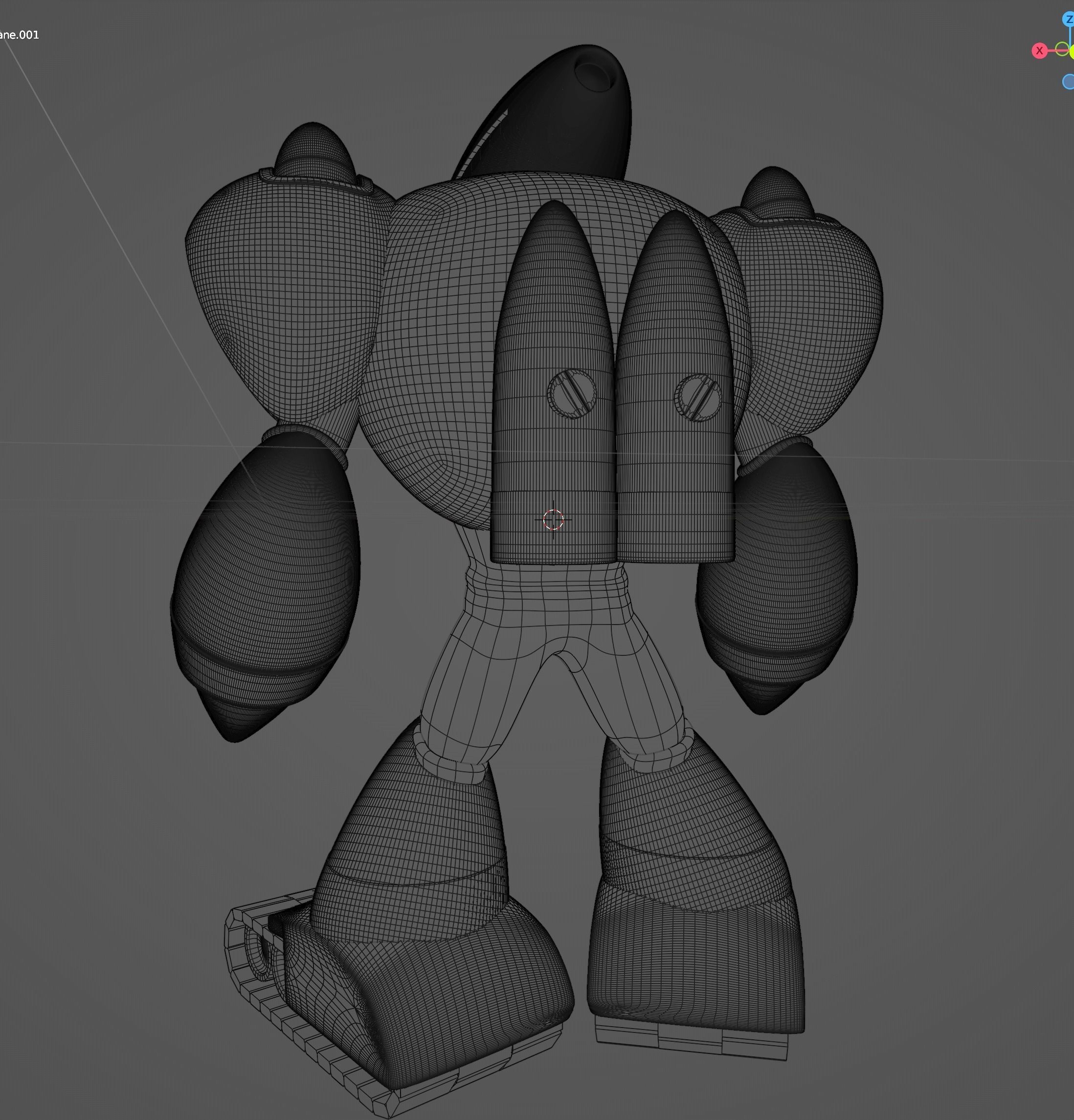 Napalm Man Rockman Megaman Famicom nes 3D model 3D model_8