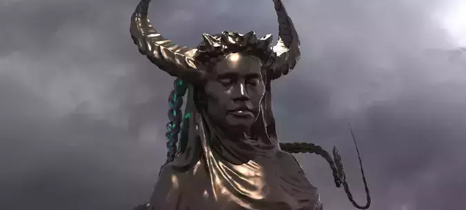 Dark Ages Witches Bust 