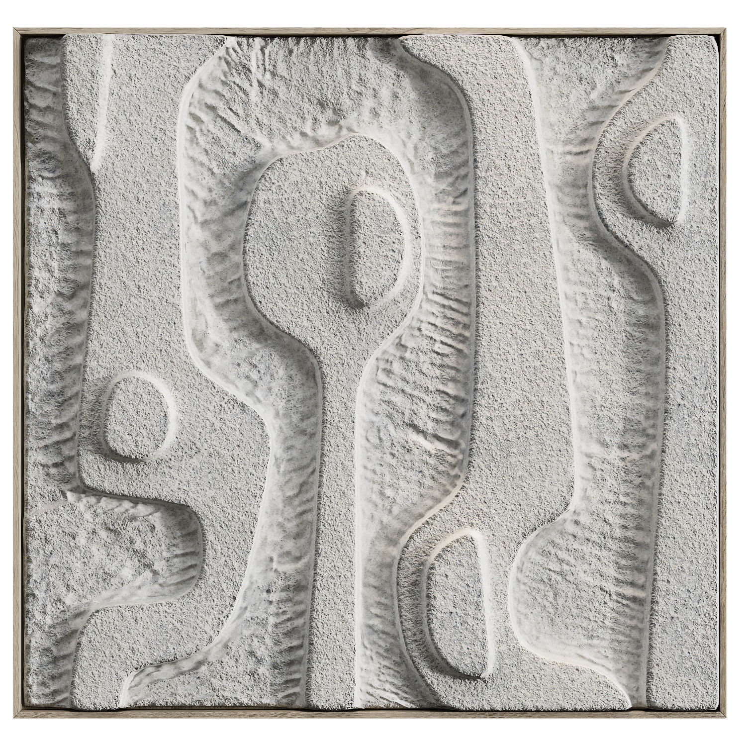  Paintings made of stone 3D model_3