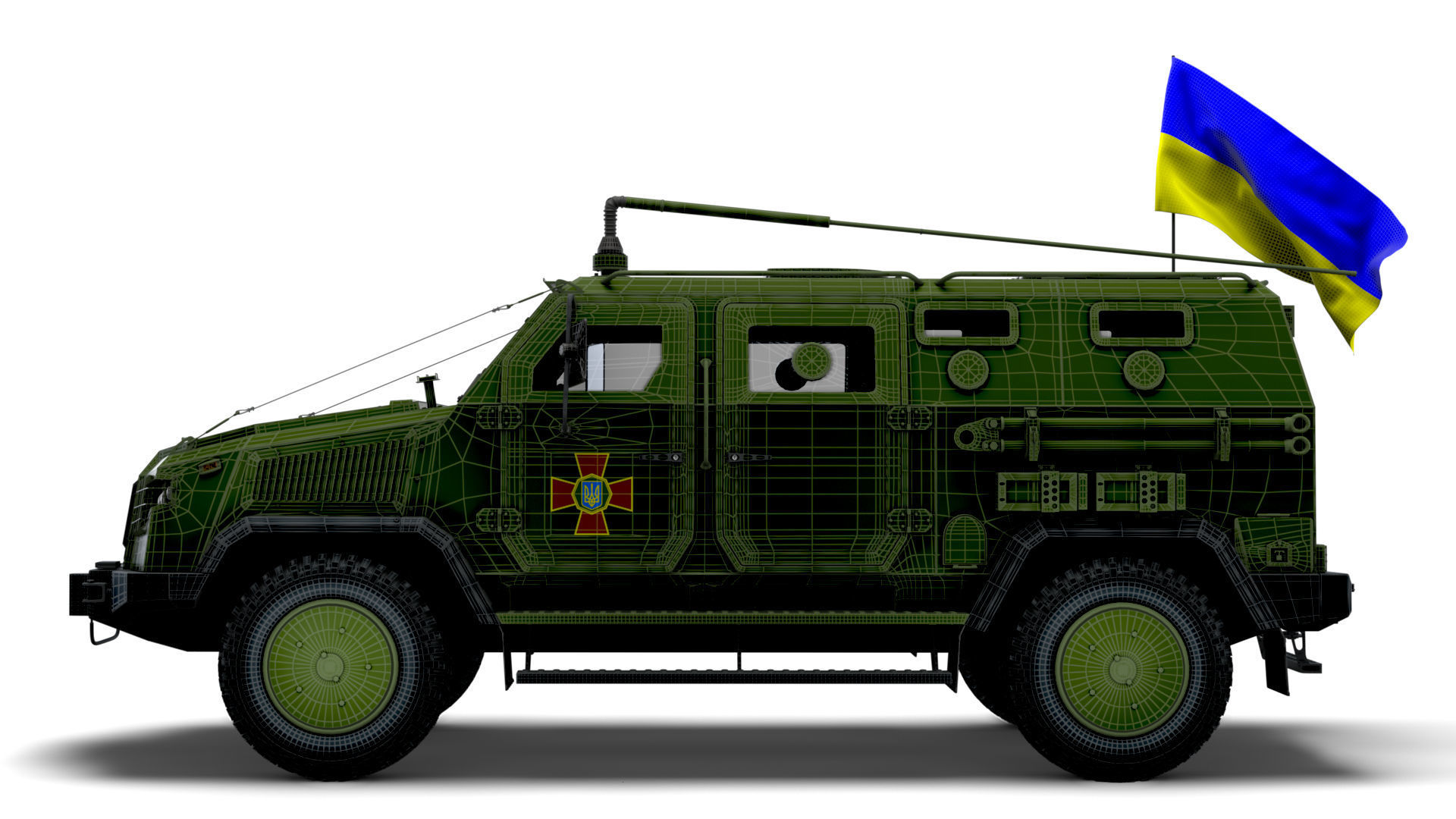Kozak 2M1 Command Vehicle 2022 3D model_16