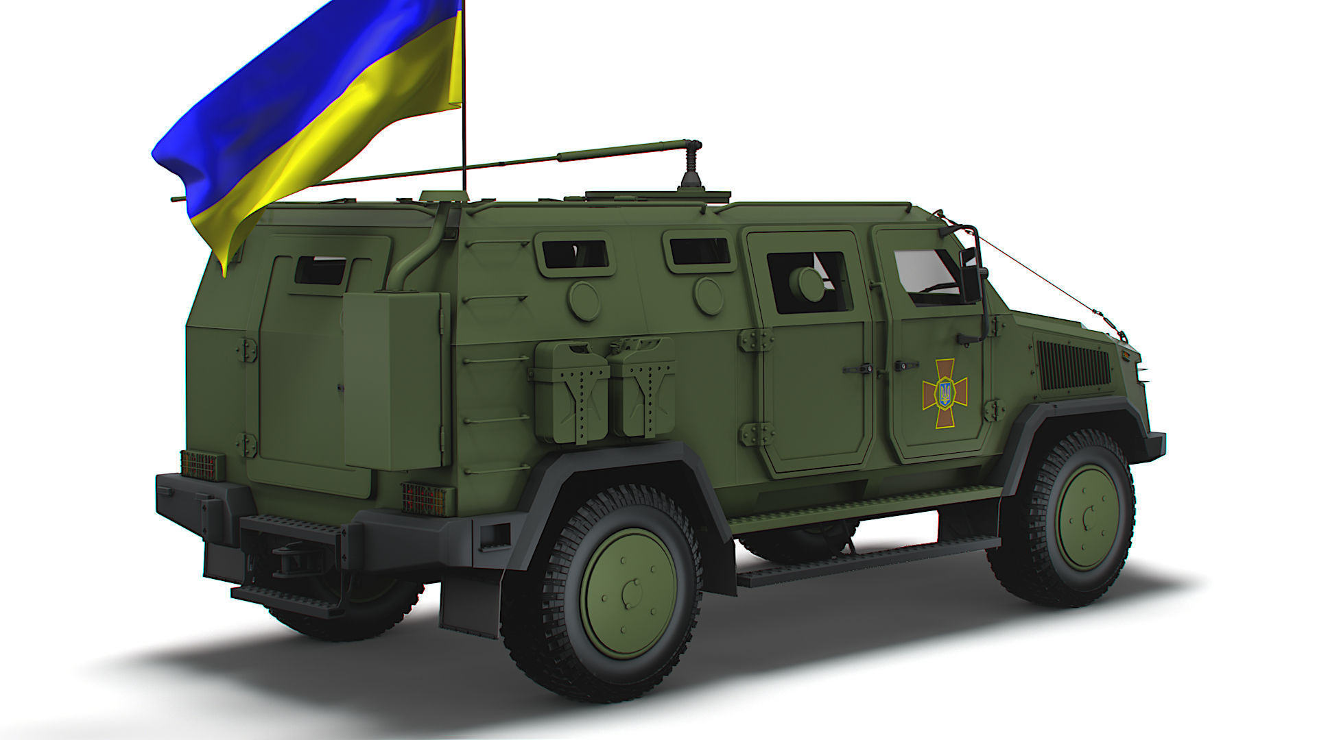 Kozak 2M1 Command Vehicle 2022 3D model_11