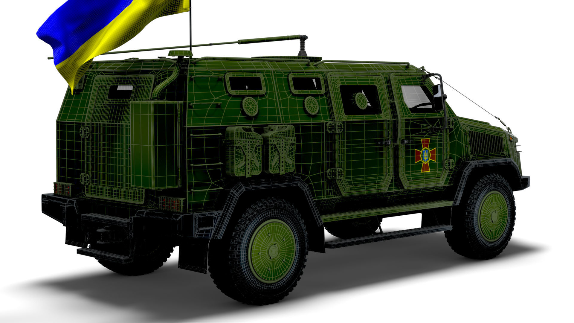 Kozak 2M1 Command Vehicle 2022 3D model_14