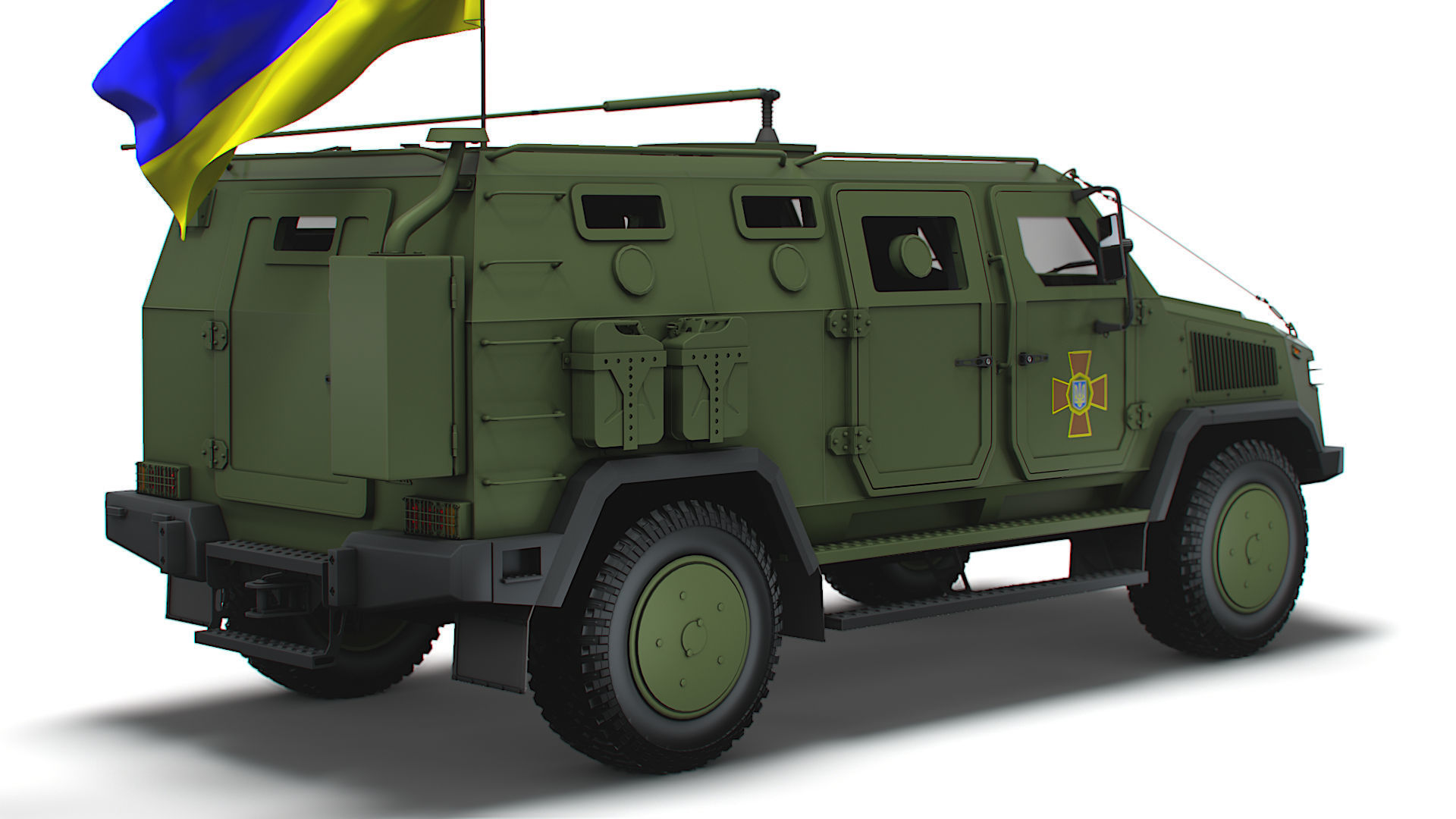 Kozak 2M1 Command Vehicle 2022 3D model_2