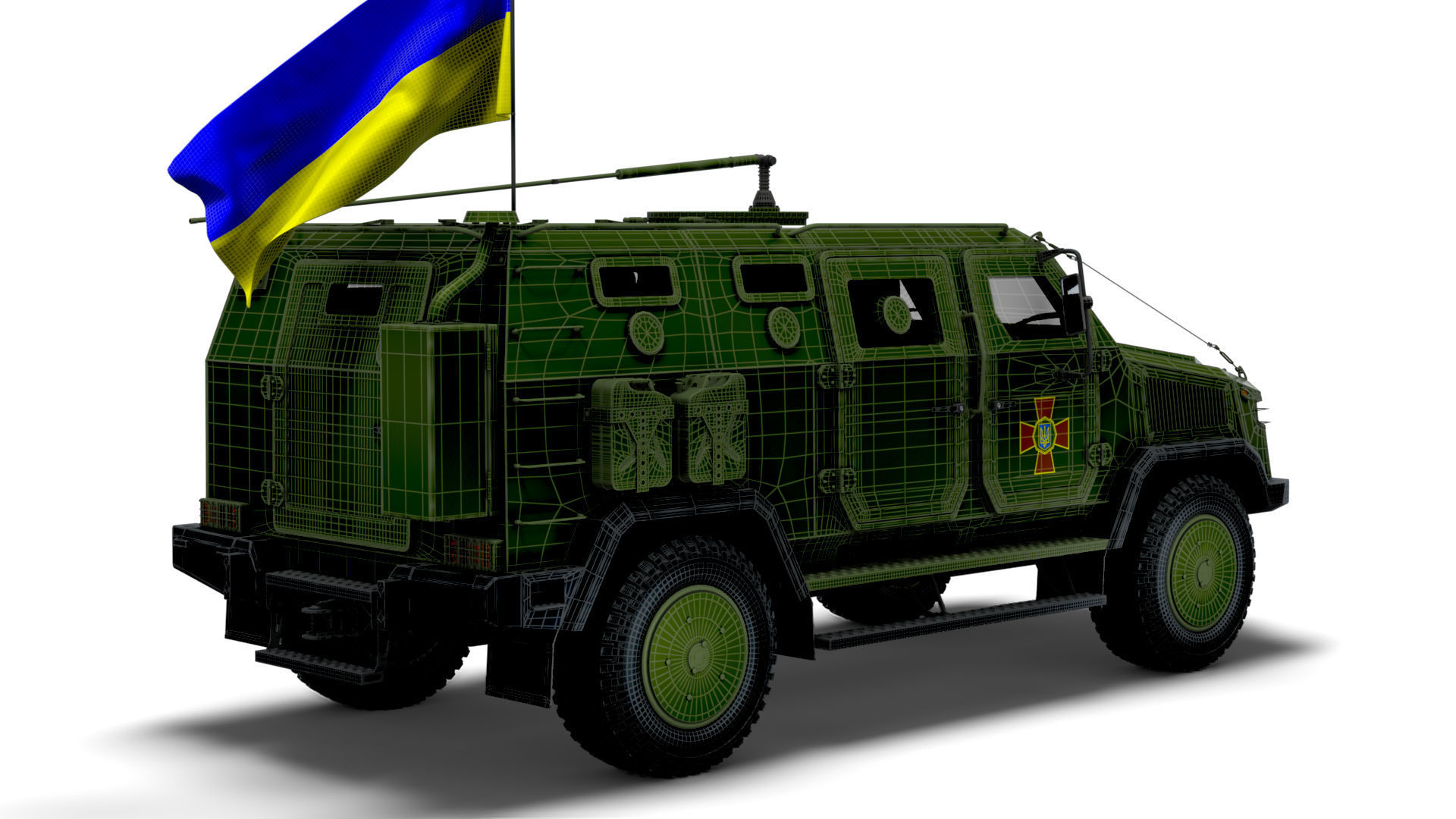Kozak 2M1 Command Vehicle 2022 3D model_23