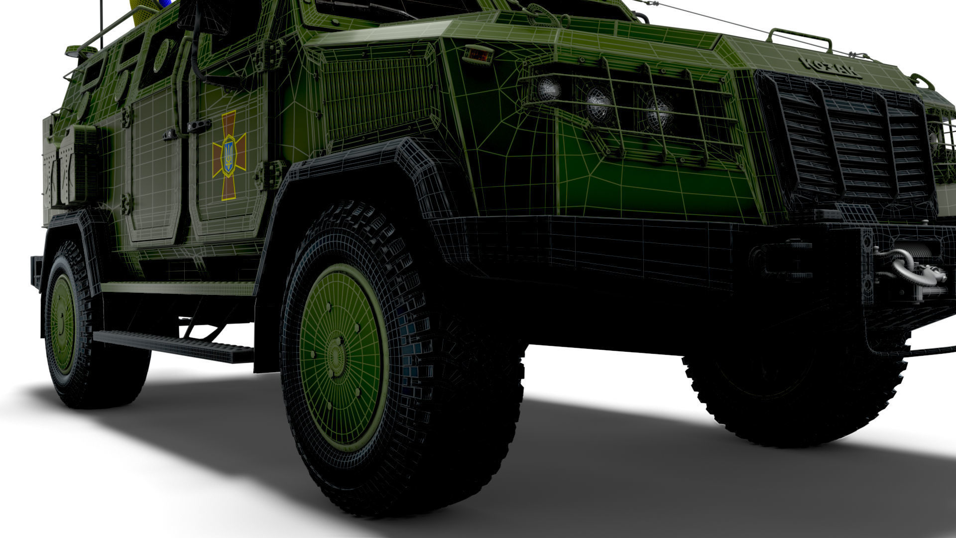 Kozak 2M1 Command Vehicle 2022 3D model_17