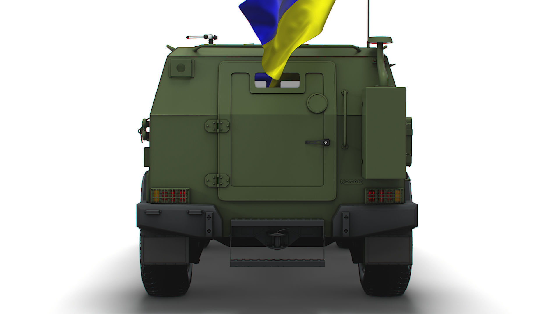 Kozak 2M1 Command Vehicle 2022 3D model_10