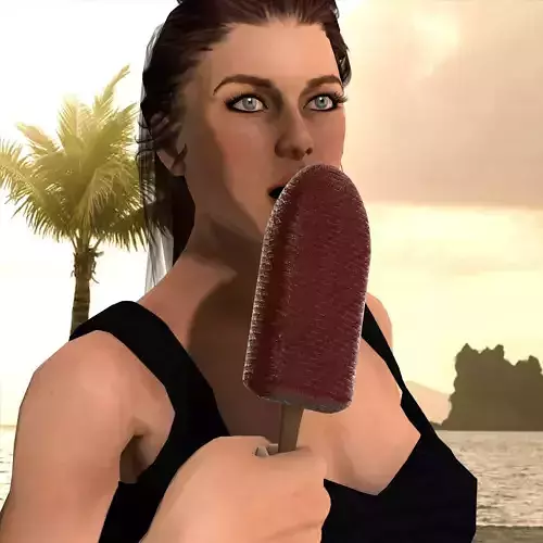 Chocolate Dolci Steak Low-poly 3D model