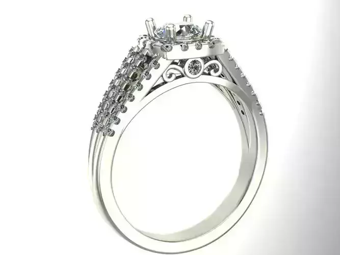 rings halo diamond engagement ring