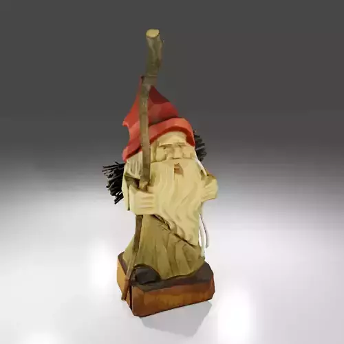Wooden Wizard 3D model