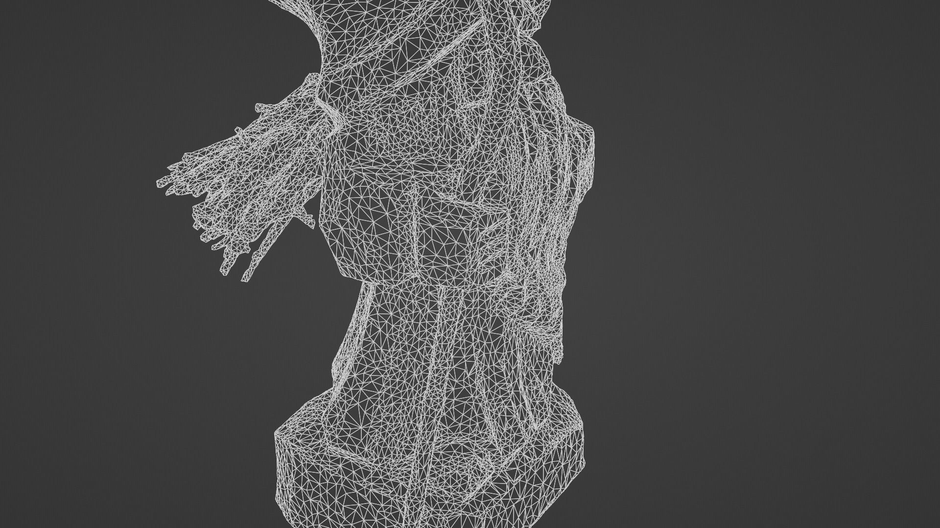 Wooden Wizard 3D model_7