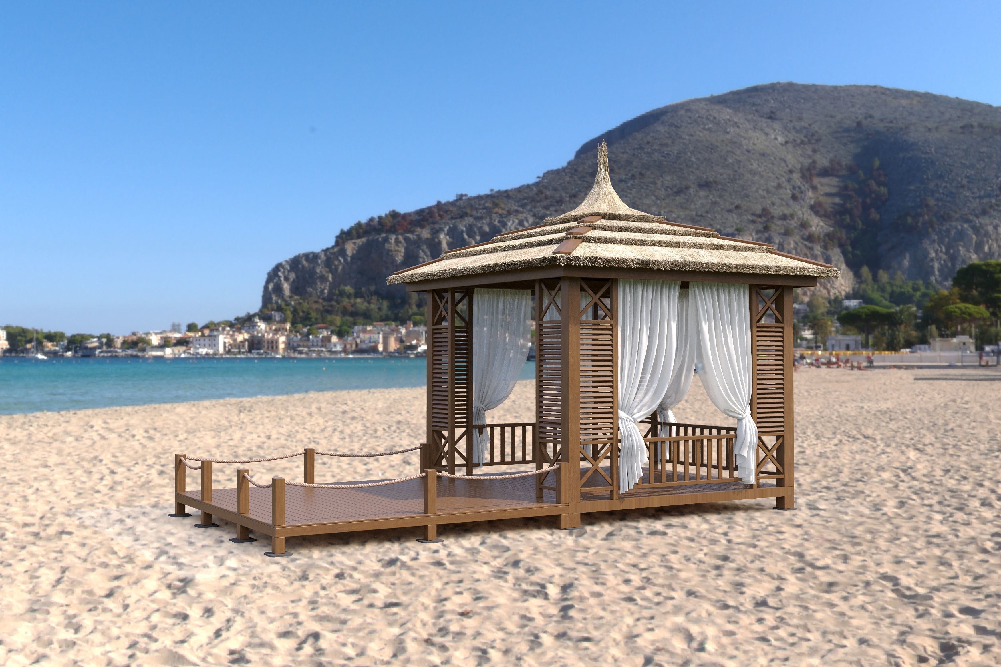 RG Alcove 2 Low-poly 3D model_5