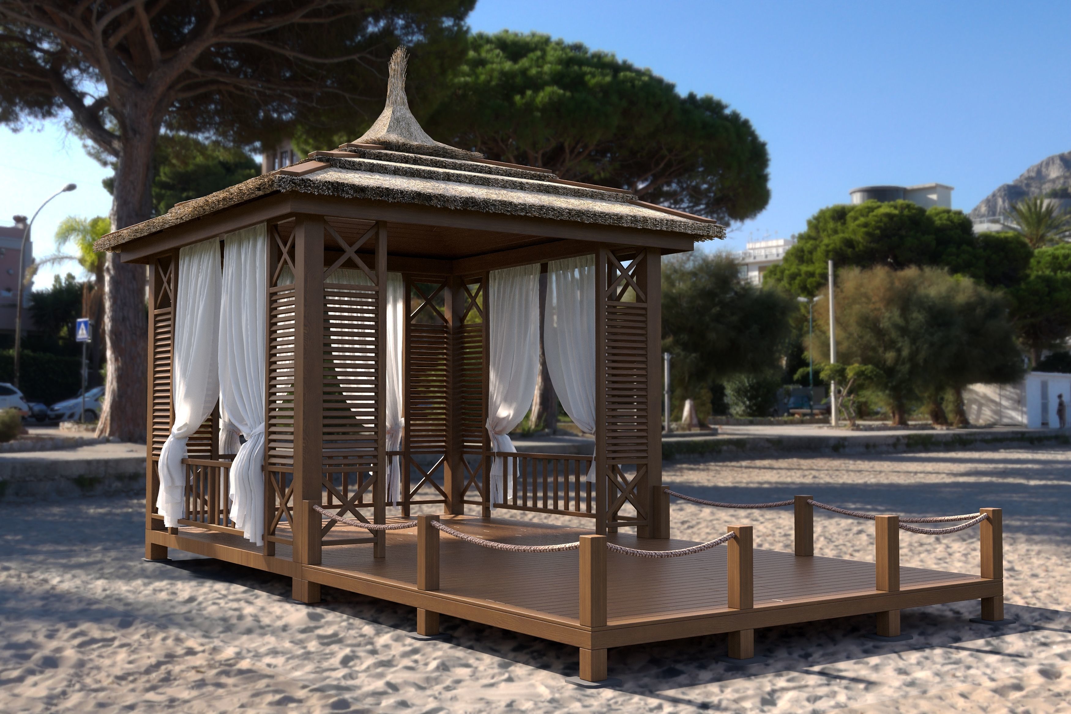 RG Alcove 2 Low-poly 3D model_1