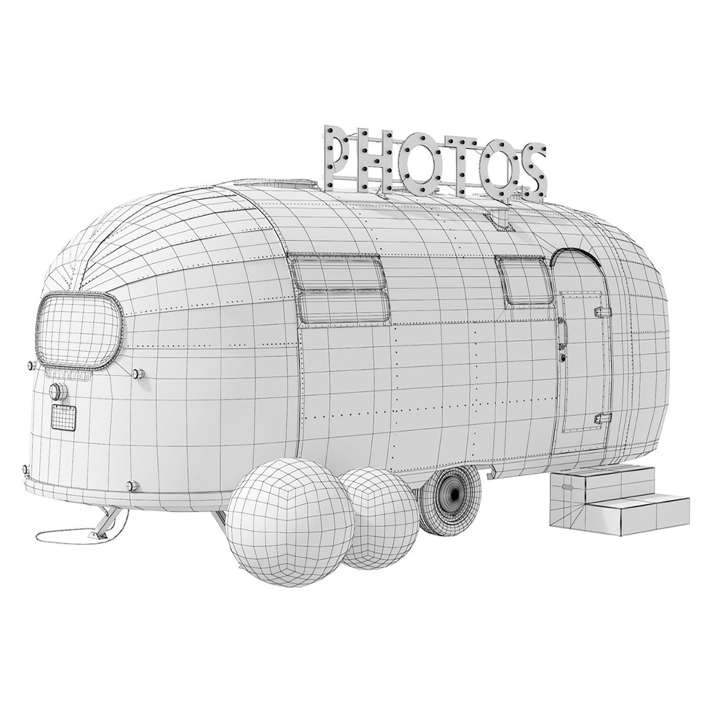 Retro photo studio Airstreamstudio 3D model_7