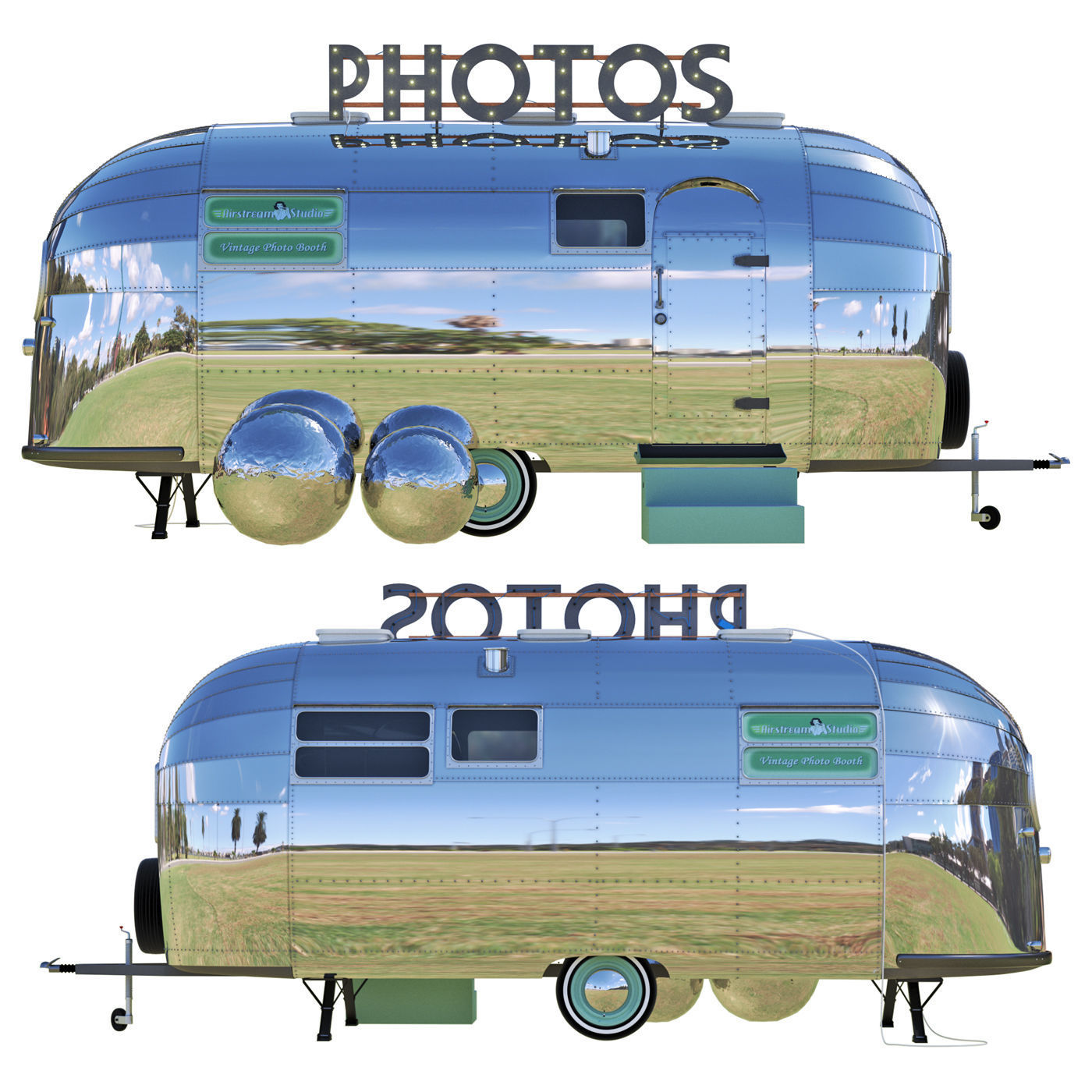 Retro photo studio Airstreamstudio 3D model_2